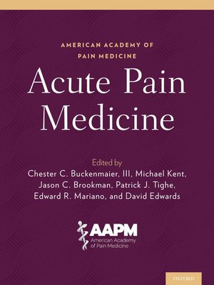 cover image of Acute Pain Medicine